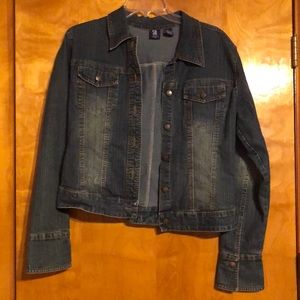 juniors xl denim jacket